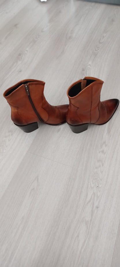 Bottines marron