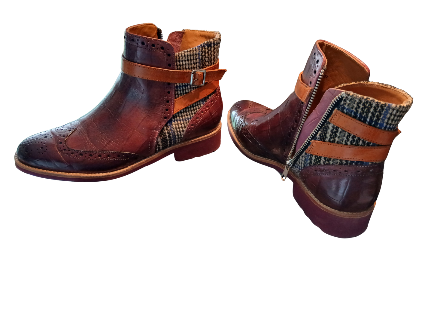 Bottines marron