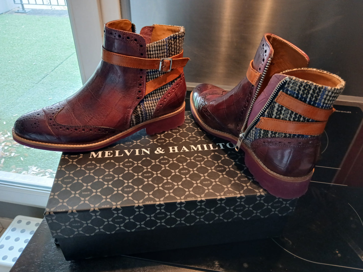 Bottines marron