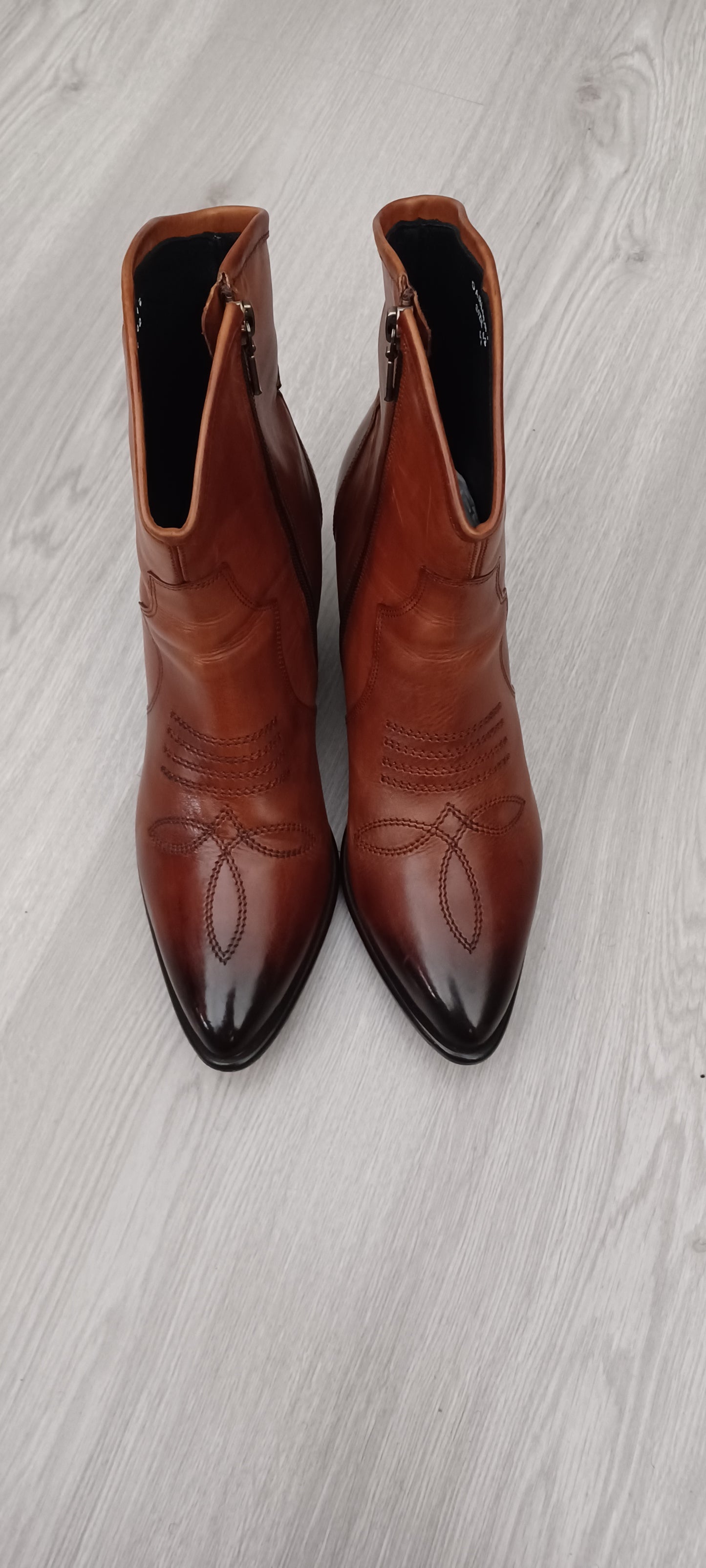 Bottines marron