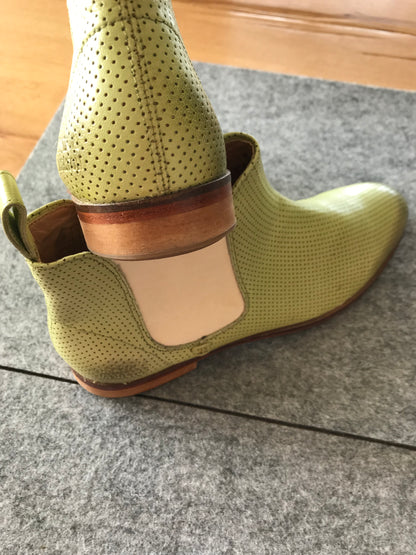 Green ankle boots