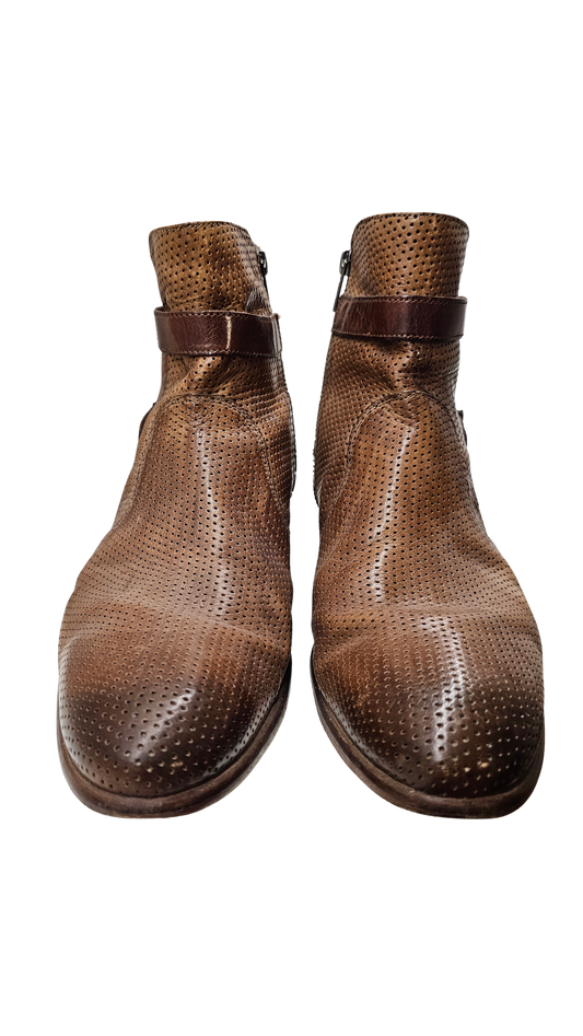 Bottines marron