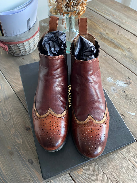 Bottines marron